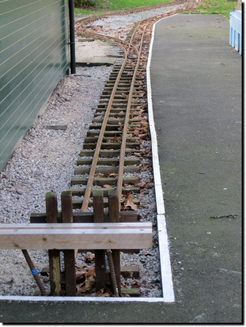 Barking Park Miniature Railway Track 31st January 2011